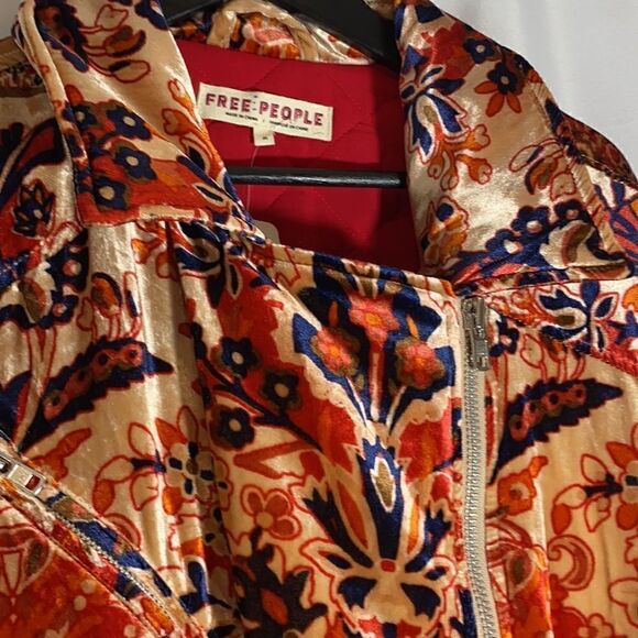 Free People Bailey Moto Jacket NWT MEDIUM & Small - Picture 8 of 12